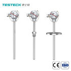 SS304 RTD Temperature Sensor K Type Thermocouple With Fixed Flange