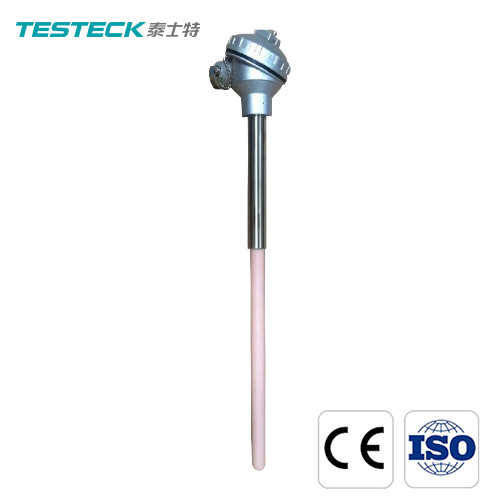 SS304 Thermowell High Temperature Thermocouple S B R Type Pt Rh