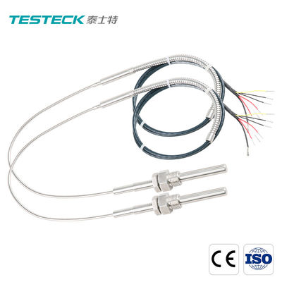 SUS304 2 3 4 Wire Rtd Pt100 Temperature Sensor For Armored Cable