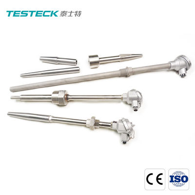 CE T Type Thermocouple Probe Industrial Tapered Tube Thermocouple