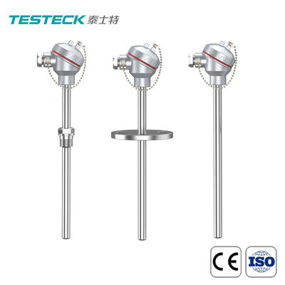 Class A SS304 RTD Temperature Sensor Pt100 Probe With Transmitter