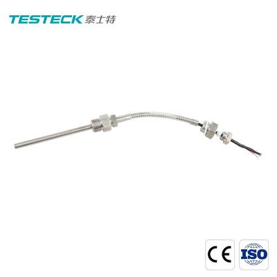 Oil Leakage Proof PT100 3 Wire Rtd Temperature Sensor With Sealing Wire