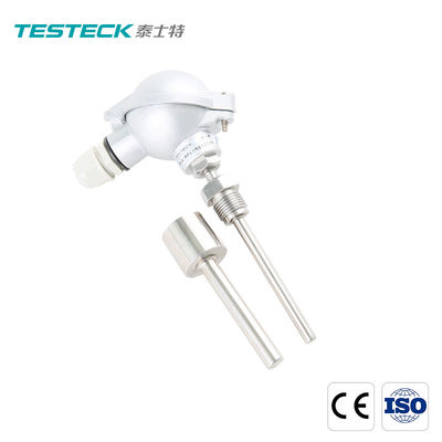 SS304 Pipeline Temperature Sensors Stainless Steel Pt100 Temperature Probe