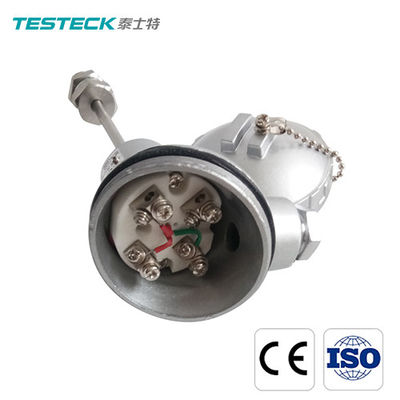 Movable Clamp Threaded Armored RTD Temperature Sensor Type K Thermocouple