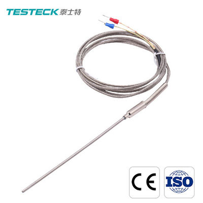 SS Probe K Type RTD Temperature Sensor 70mm Spring  Thermocouple