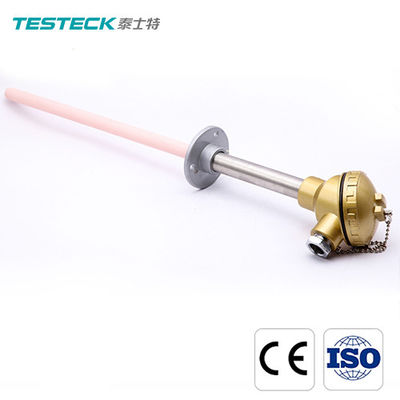 Platinum Rhodium B R K S Type Thermocouple Temperature Sensor Tecorundum Tube