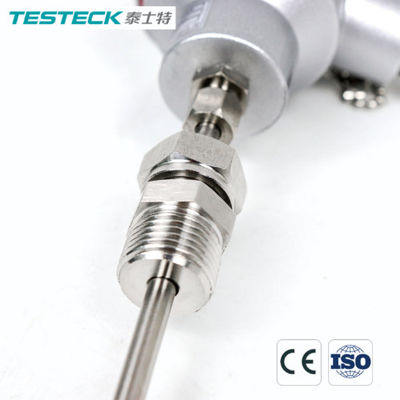 24VDC 4-20mA Adjustable Temperature Transmitter Integrated Temperature Sensor PT100