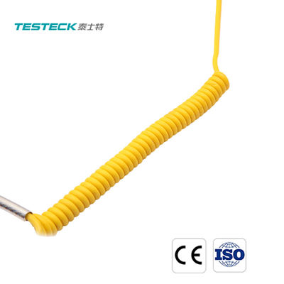 Pt100 Connector 0.4m Cable Thermocouple Temperature Sensor K Type For Oven