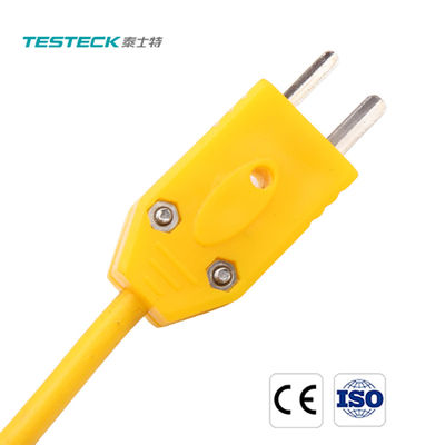 Pt100 Connector 0.4m Cable Thermocouple Temperature Sensor K Type For Oven