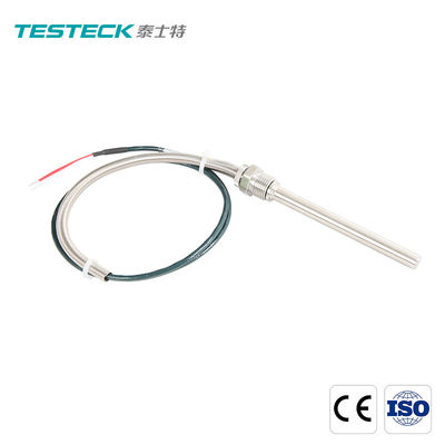 Fixed Thread SS Probe RTD Temperature Sensor PT100 Single Double Structure