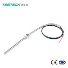ISO PT100 IP54 Flexibl Threaded Metal Probe SUS321 Thermistor Temperature Sensor