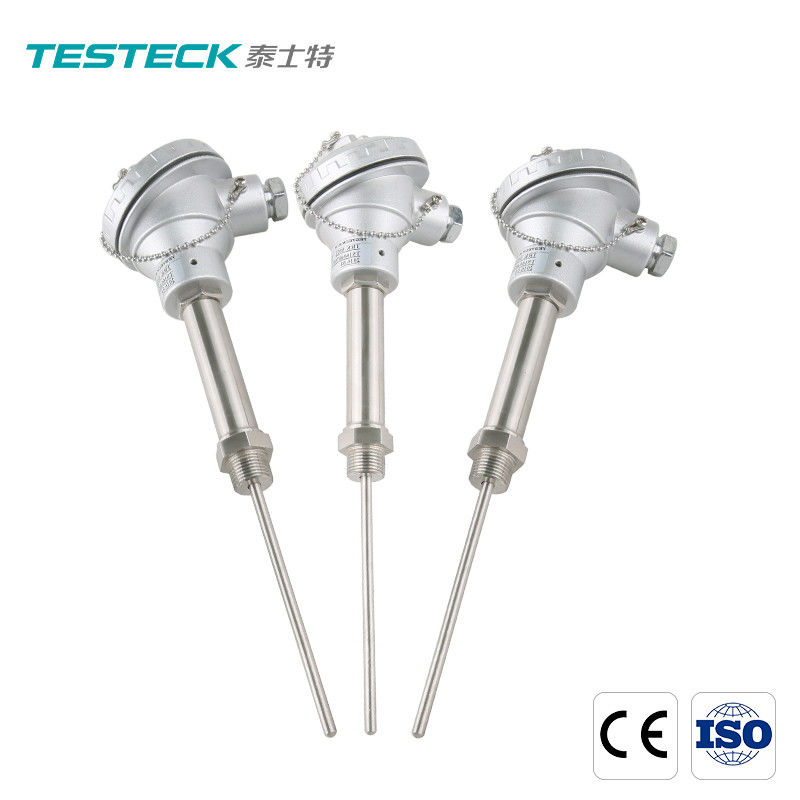 PT100 Waterproof Temperature Sensor With Fixed Bolt  Connecting Box