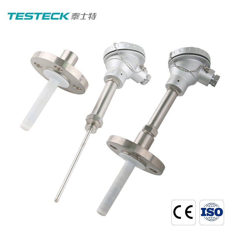 ASME Pt100 Stainless Steel Thermocouple Probe For Cement Plant